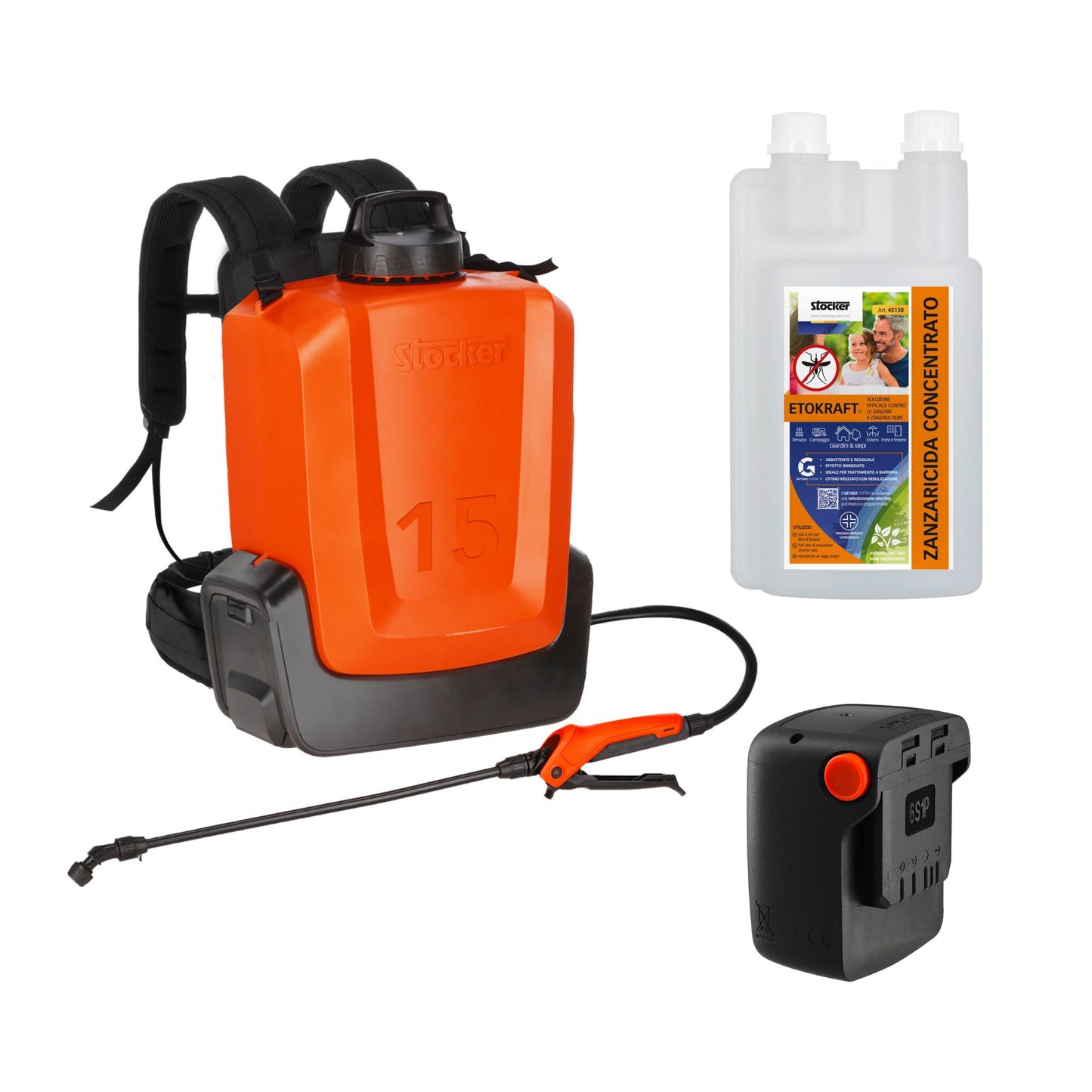 Stocker KIT Pompa a zaino Ergomist