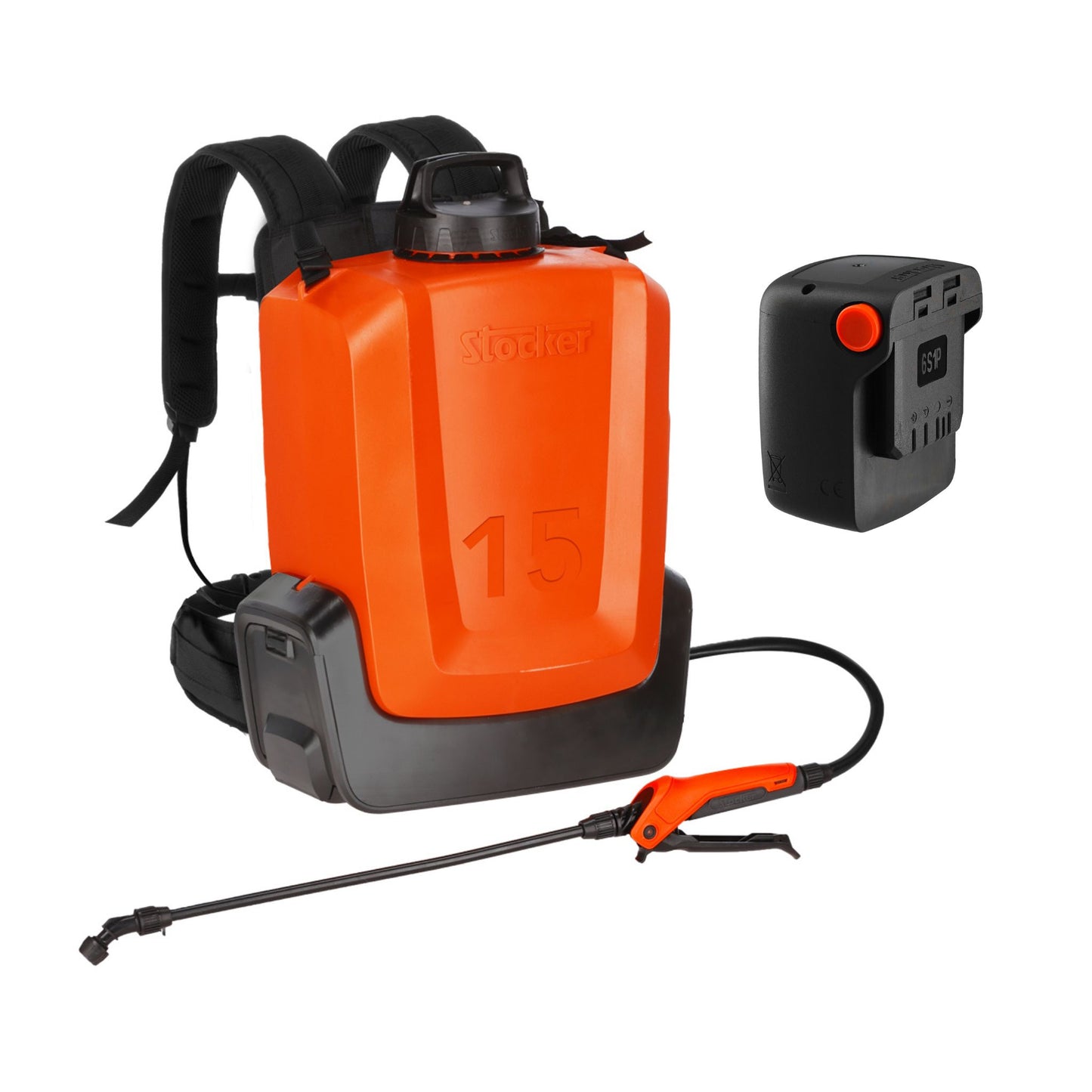 Stocker Ergomist pompa a zaino elettrica 15 L 21 V